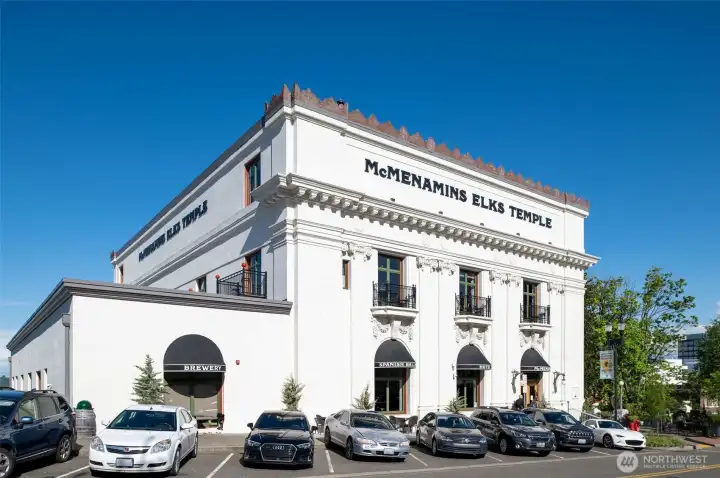 Enjoy neighborhood favorites like McMenamins Elks Temple, a short distance from Point Ruston’s waterfront living.