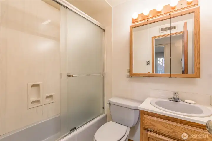 Full hall bathroom