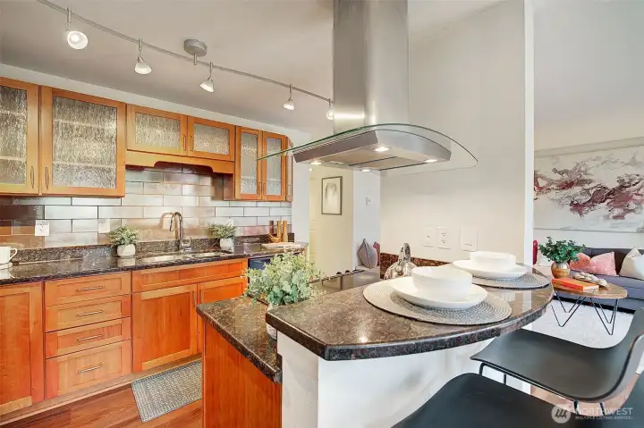 View from the dining room