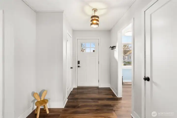 Entry - Kitchen to the right