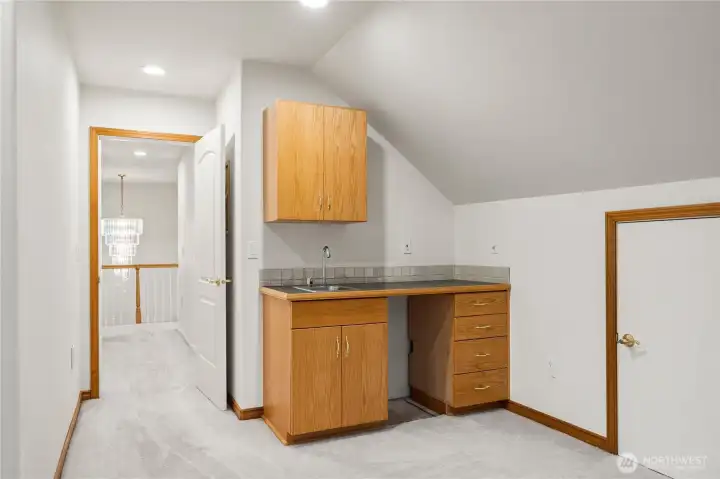 Wet Bar Space & Storage Area