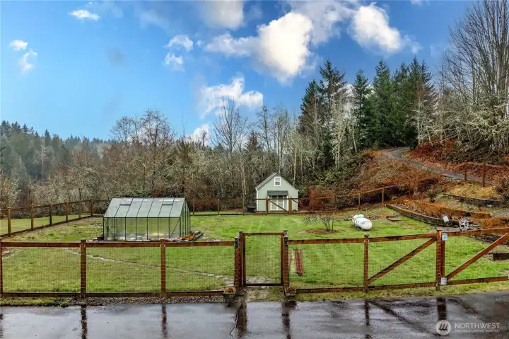 Fenced Garden Space or Use For Pets.