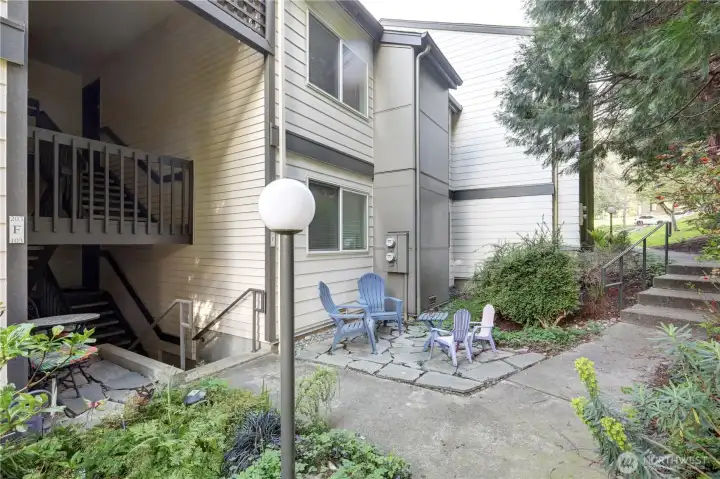 Walkway to the Condo