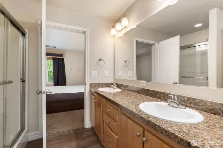 Primary bedroom full bathroom