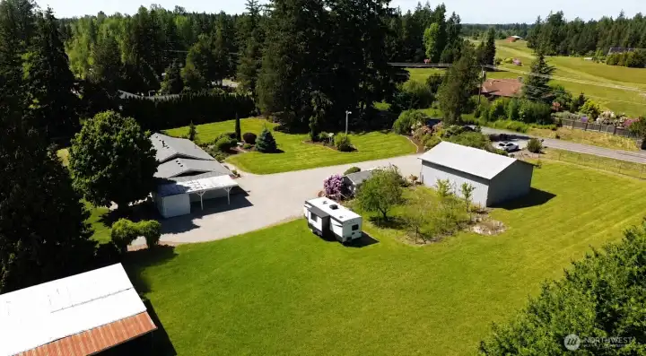 Multiple outbuildings offering flexibility for tools, hobbies, or animals