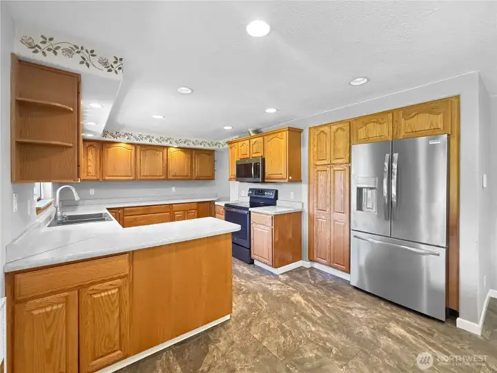 Updated finishes and functional layout for everyday cooking and entertaining