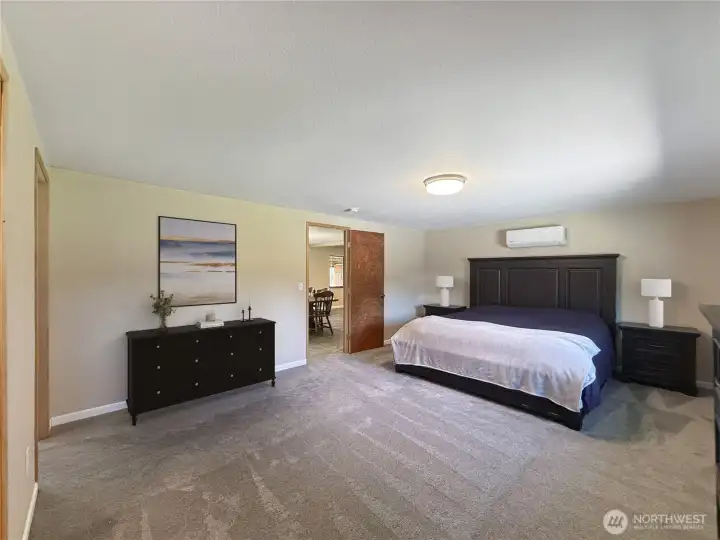 Spacious retreat with updated finishes and peaceful natural light.