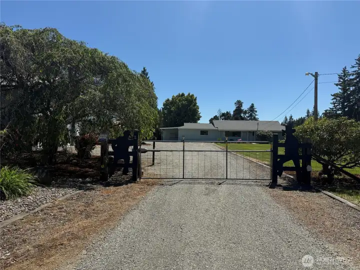 Closed gate keeps everyone secure