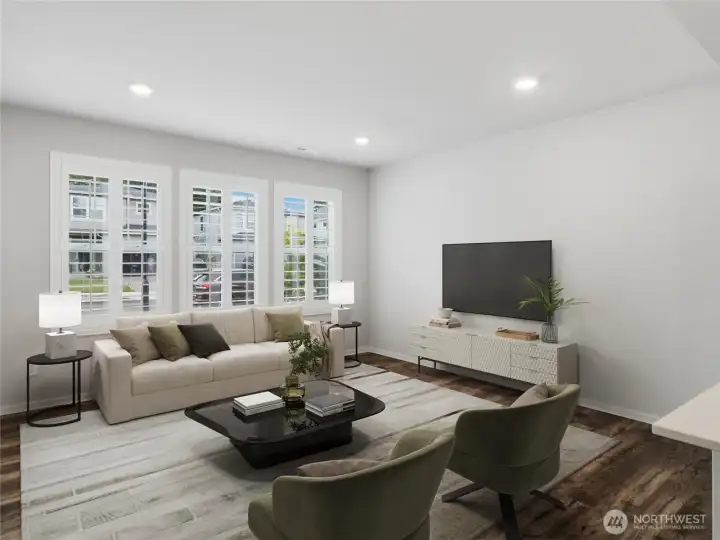 Living Room View, ***Virtually Staged*** Living Room View, ***Virtually Staged***
