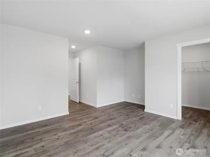 Primary Suite view two without virtual staging. Primary Suite view two without virtual staging.