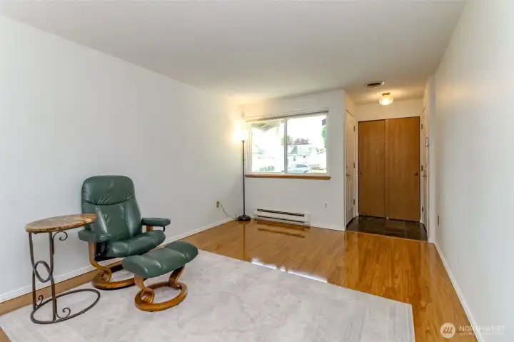 coat closet off the front door