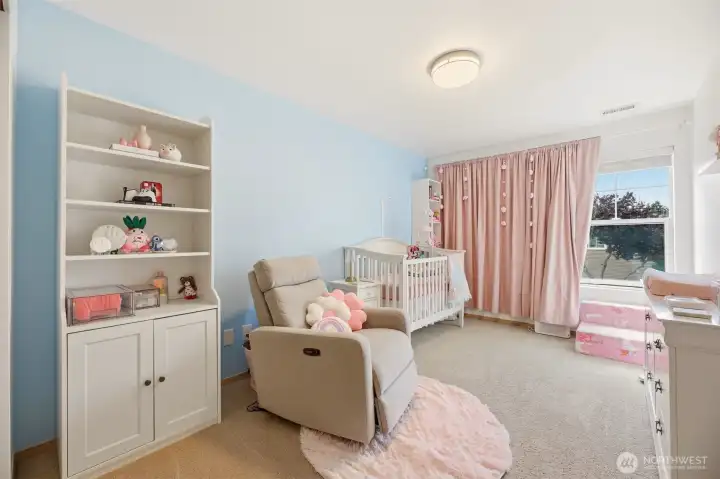 Sweet dreams begin here. This bright and cheerful bedroom is ready for its next chapter. Sweet dreams begin here. This bright and cheerful bedroom is ready for its next chapter.