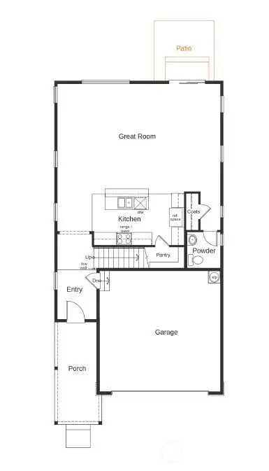 Floor plan Level 1