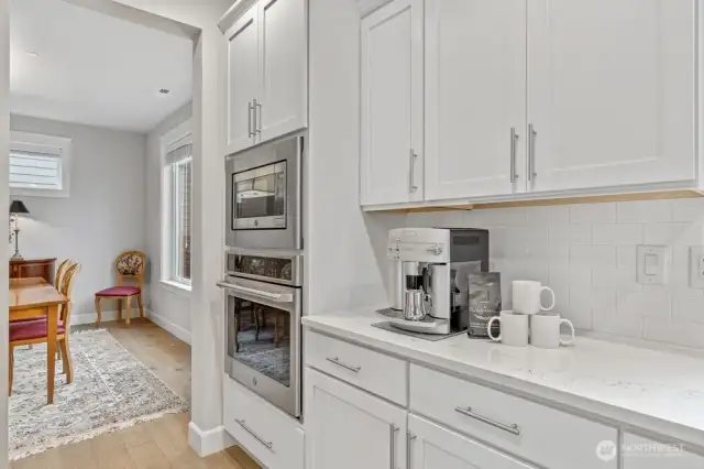 Convection Oven and Microwave, Walk-in Pantry Leading to the Formal Dining Room