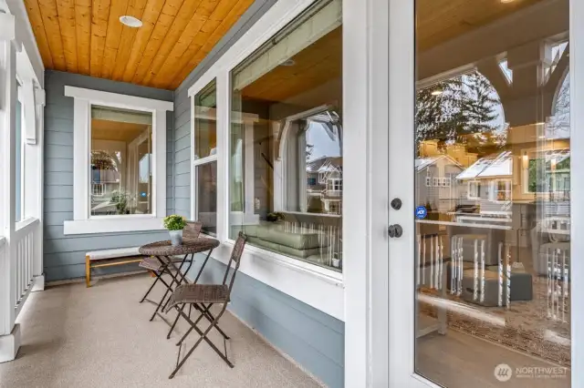 Covered Deck off the Family Room