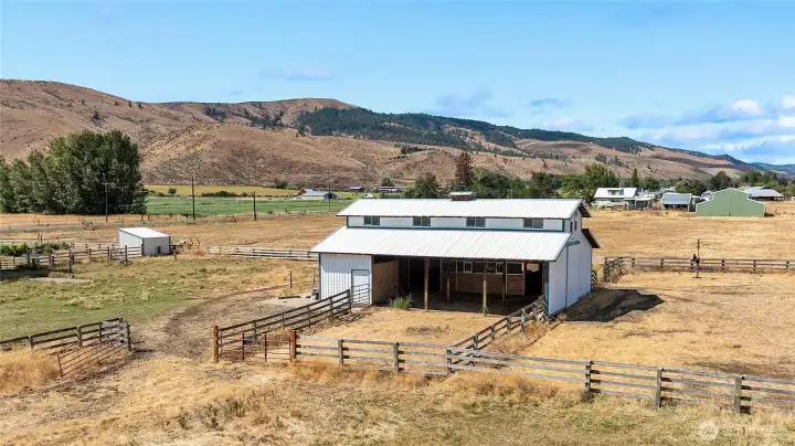 Some cross fencing in the pasture area for your animals