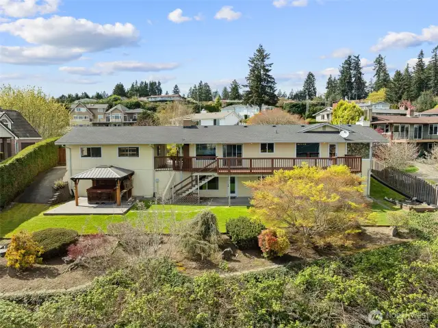 Aerial from back