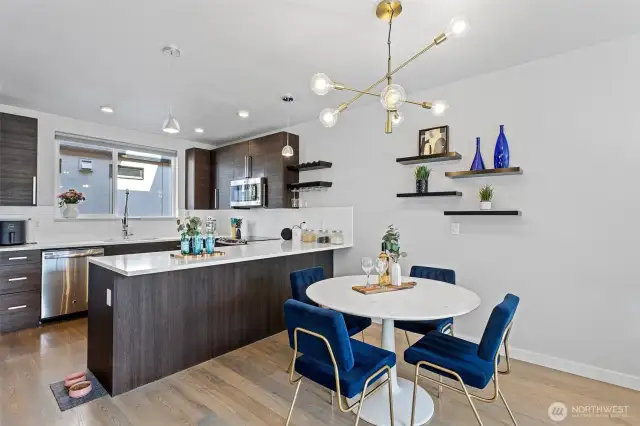 Kitchen with eating space