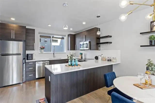 Kitchen with eating space