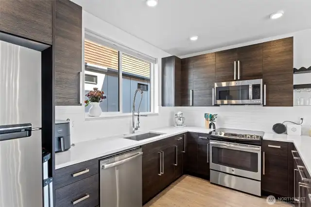 Kitchen with eating space