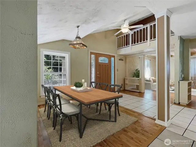 Dining Virtually Staged