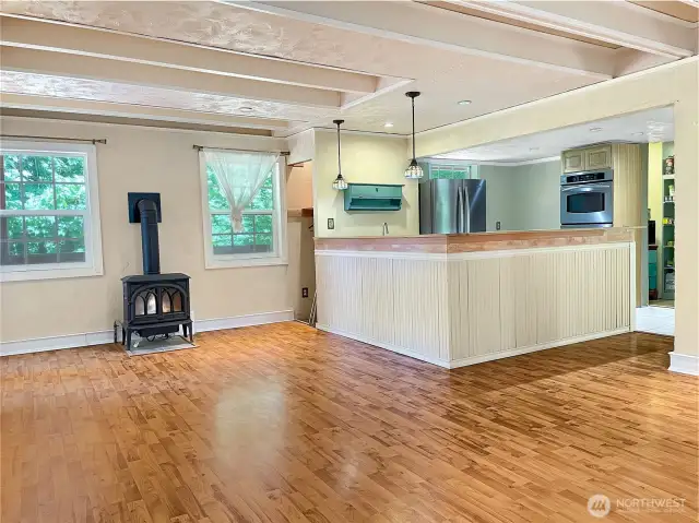 Dining room and Kitchen