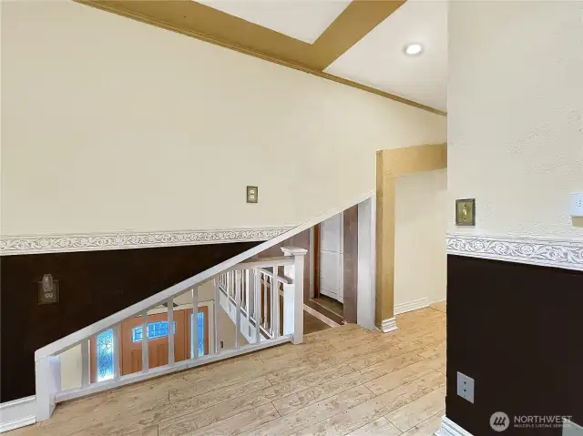 View to downstairs entrance