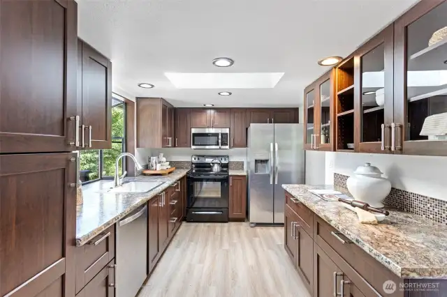 Kitchen with dining area