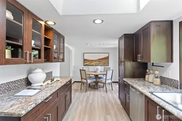 Kitchen with dining area