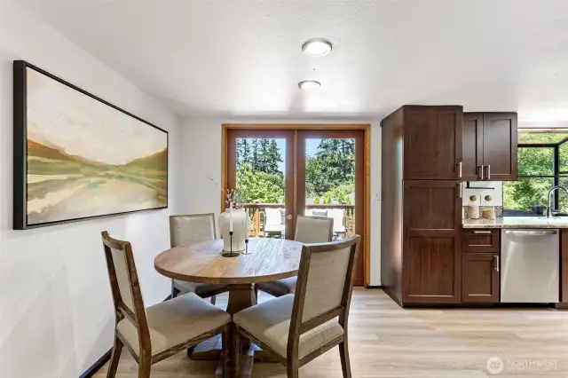 Kitchen with dining area