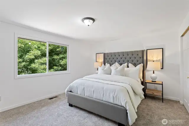 Primary suite with 3/4 bath