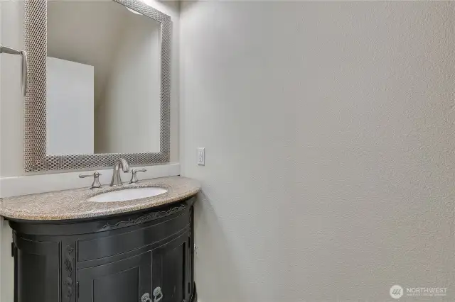 Half bath on the main level ~