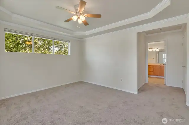 Primary suite with huge bathroom & walk-in closet ~