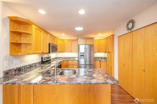 View of Kitchen from Dinig Area