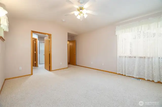 Primary Bedroom with Entry to 3/4 Bath