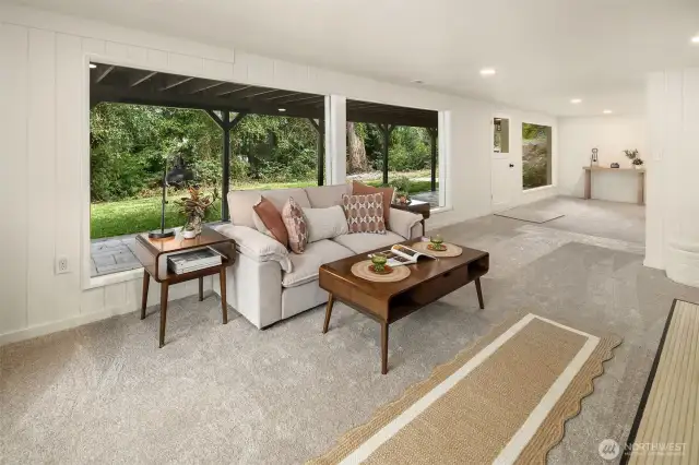 Lower Level Second Living Space