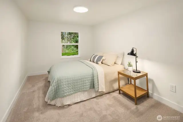 Lower Level 3rd Bedroom with Jack-n-Jill Ensuite