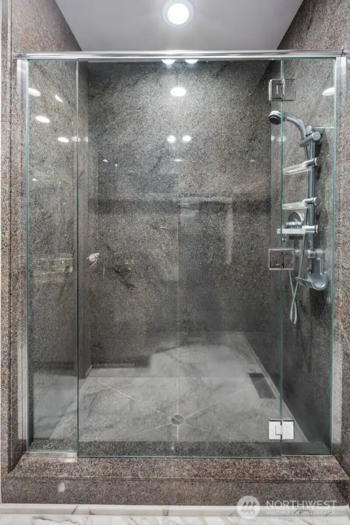 3/4 bath with vanity on main level