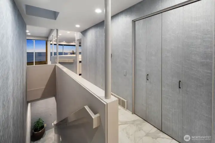 Downstairs has primary suite and third bedroom