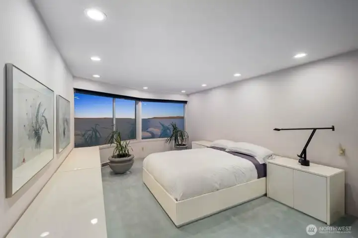 Beach side primary bedroom