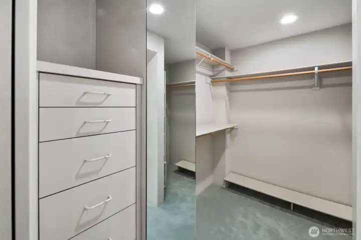 Large walk-in closet