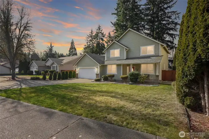 Tucked at the end of a quiet cul-de-sac beneath towering evergreens, this Woodland Creek sanctuary offers a rare sense of privacy and presence. Surrounded by lush greenbelt and just moments from parks, trails, and the Lacey Community Center, the location blends peaceful seclusion with everyday convenience — a setting that feels worlds away, yet close to everything.