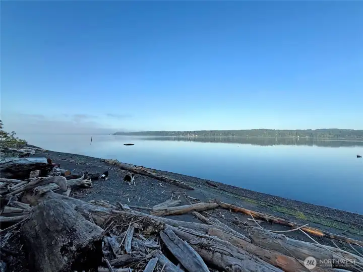 Shallow Livingston Bay Creates Warm Water at High Tides, Swimming, Paddling and Fun for All Ages~