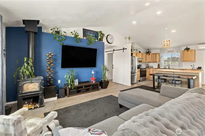 View of the great room when you walk in the front door