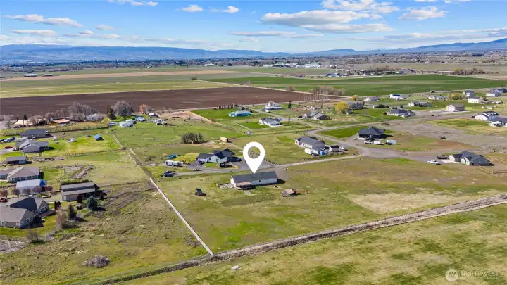 Aerial View of home.