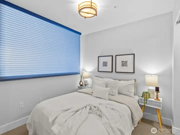 Need the room a little darker? Pull down the shade.