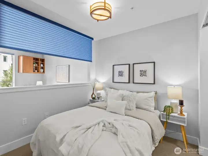 You can also have it part way down for the best of both worlds.