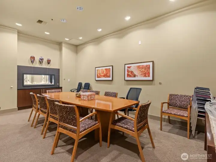 Work from home and need a spot? There's a conference room for you.,