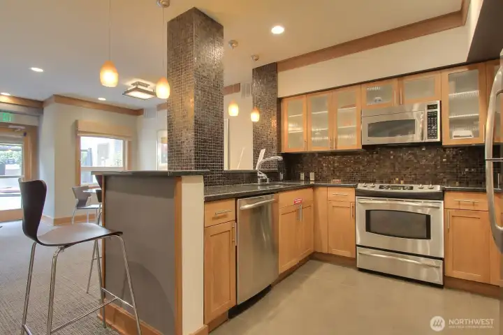 Canal Station North offers amenities that genuinely enhance daily living, including a fitness center, sauna, hot tub/spa, concierge service, resident lounge, BBQ patio, business center, and community gathering spaces.