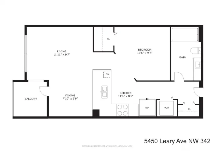 Unit 342 offers a thoughtful, efficient layout.